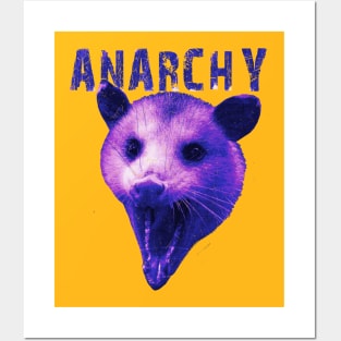 purple Possum Anarchy Posters and Art